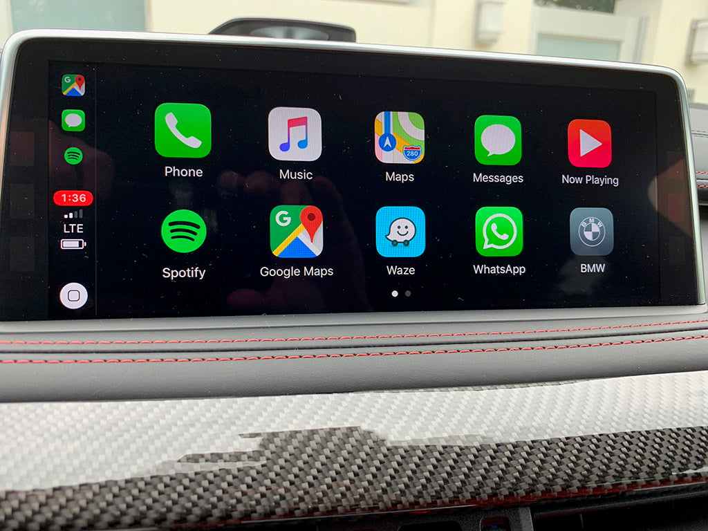 BMW Apple CarPlay Aktivering Fullscreen & Video in Motion